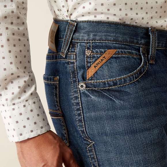 Ariat M4 Relaxed Buckeye Straight Leg Jeans Size 34 × 36 - Picture 4 of 11